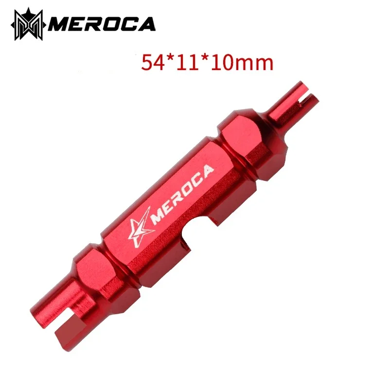 MEROCA Bicycle Schrader Valve Multifunction Wrench Tire Inner Tube MTB Bike Presta Iamok Extension Rod Removal Tool