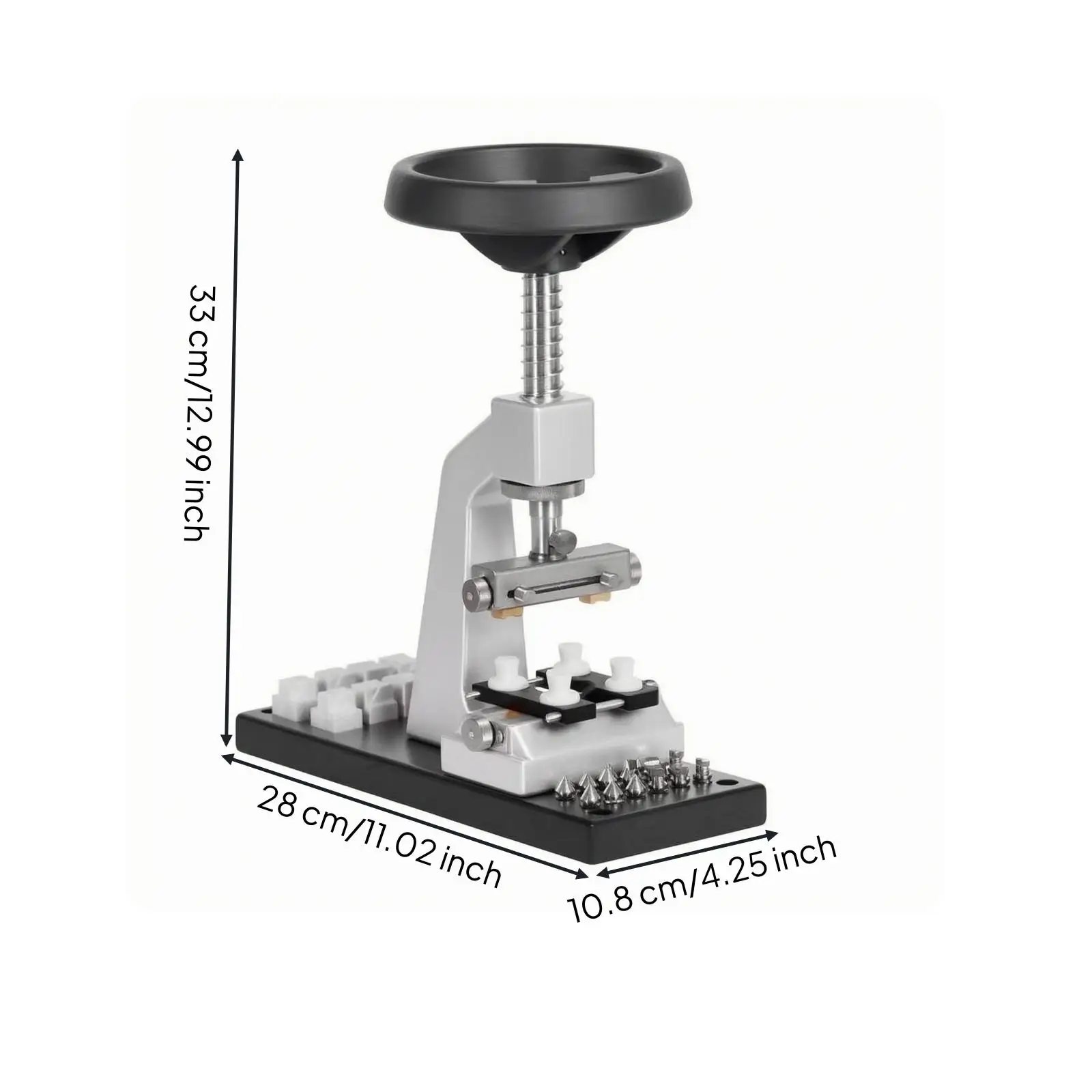 Durable Watch Opener Tool for Watch Repair Kit with Clamping Head and Steel Frame