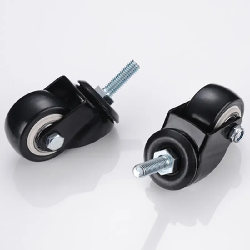 4Pcs Furniture Caster Heavy Duty 120kg 1.5 inch 40mm 360 Rotatable Screw Swivel Castor Wheels Trolley Rubber Protective