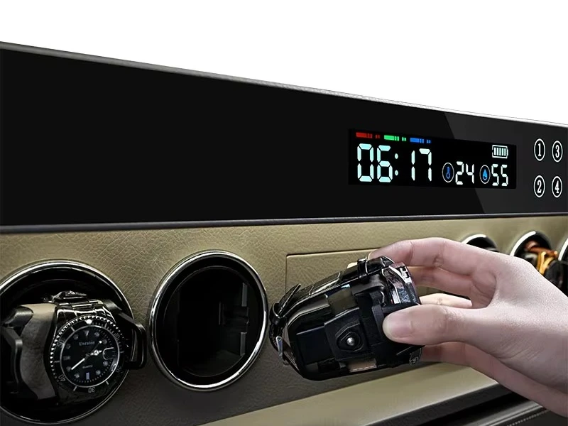 Шейкер для часов, защитный ящик, кожаный шкаф, корзина, гардероб, ящик для отпечатков пальцев, пароль, ящик для хранения безопасности