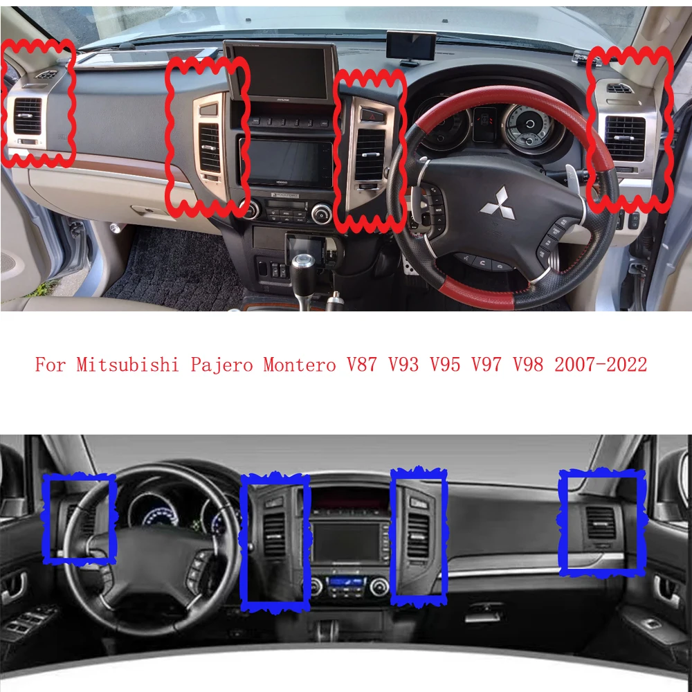 

Новая центральная панель кондиционера, вентиляционная панель, решетка для Mitsubishi Pajero Montero V87 V93 V95 V97 V98