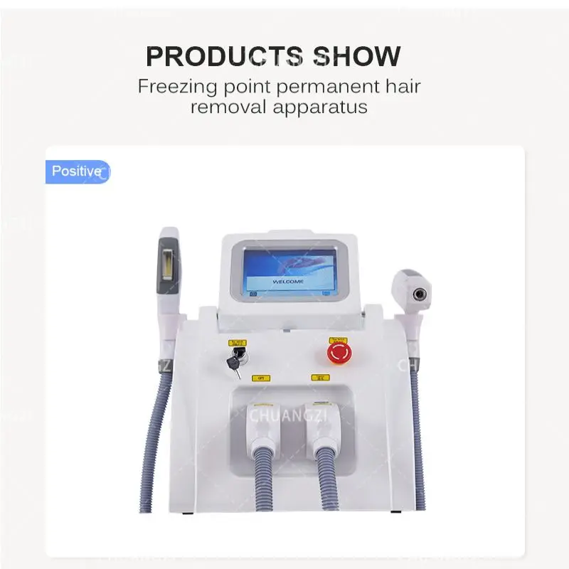 

2023 New 2 in 1 IPL elight OPT Picosecond nd yag laser laser hair and tattoo removal machine intense pulsed light permanent hair