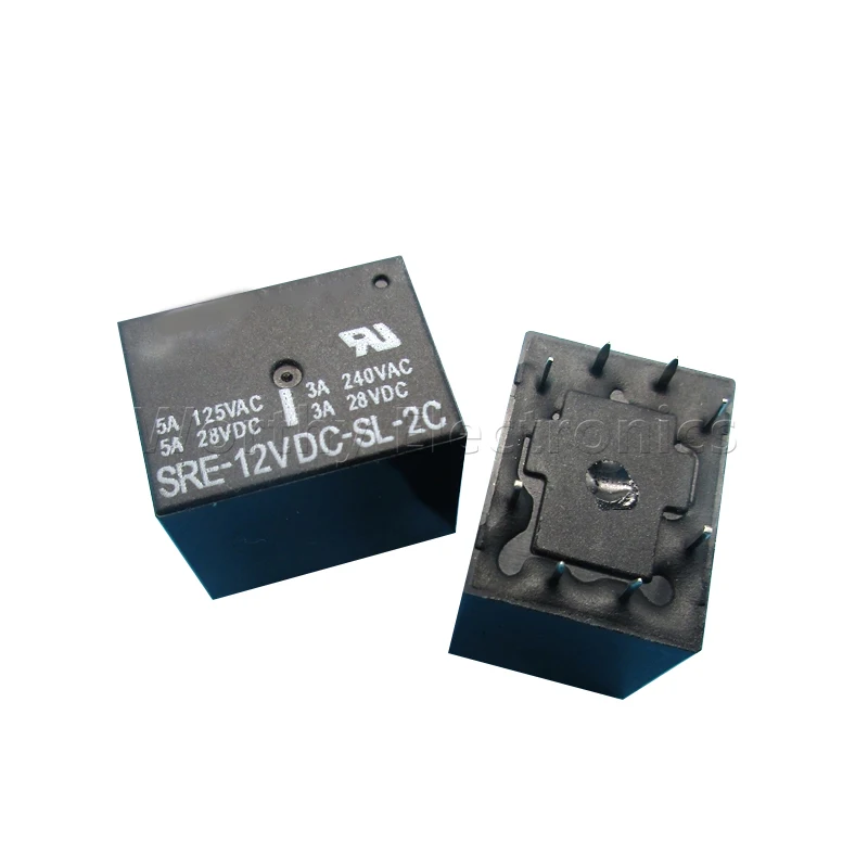 Free Shipping 10pcs/lot Relay SRE-05VDC-SL-2C 5V 06V 09V 12V 24V 8pin 2 Group Conversion 4137