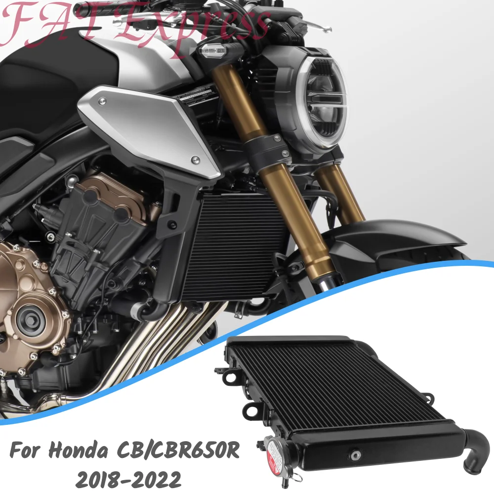 

For Honda CB650R CBR650R 2018 2019 2020 2021 2022 Motorcycle Radiator Cooler Cooling Aluminium Protection CB R 650R Accessories