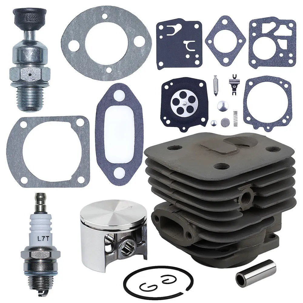 Imagem -04 - Nikasil Kit Junta de Pistão do Cilindro para Husqvarna 268 272 272k 272xp 61 Motosserra 574331601 503758172 52 mm