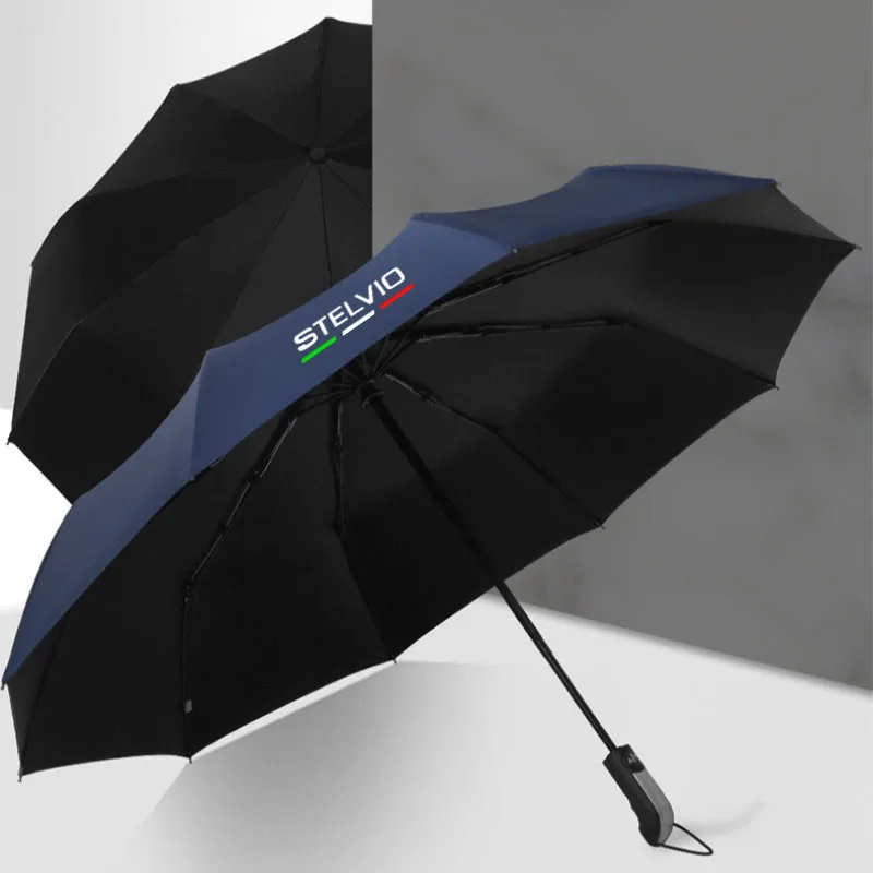 Car Automatic Folding Windproof Sunshade Umbrella For Alfa Romeo STELVIO Auto Accessories