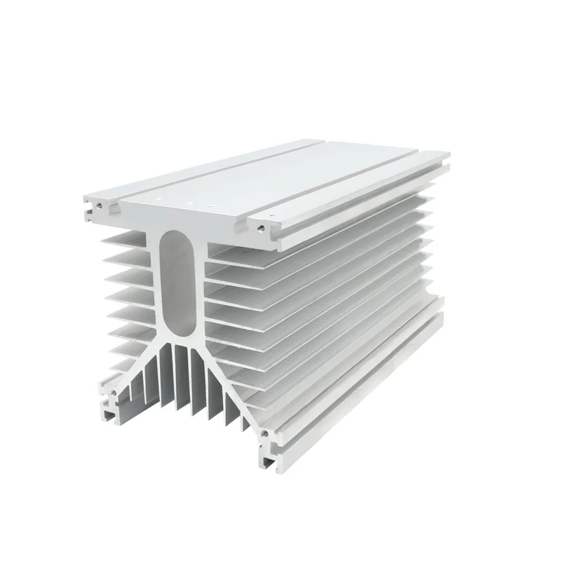 Y250 white 125*135*250 mm 400A three phase solid state relay Industrial SSR heat sink radiator Y shape