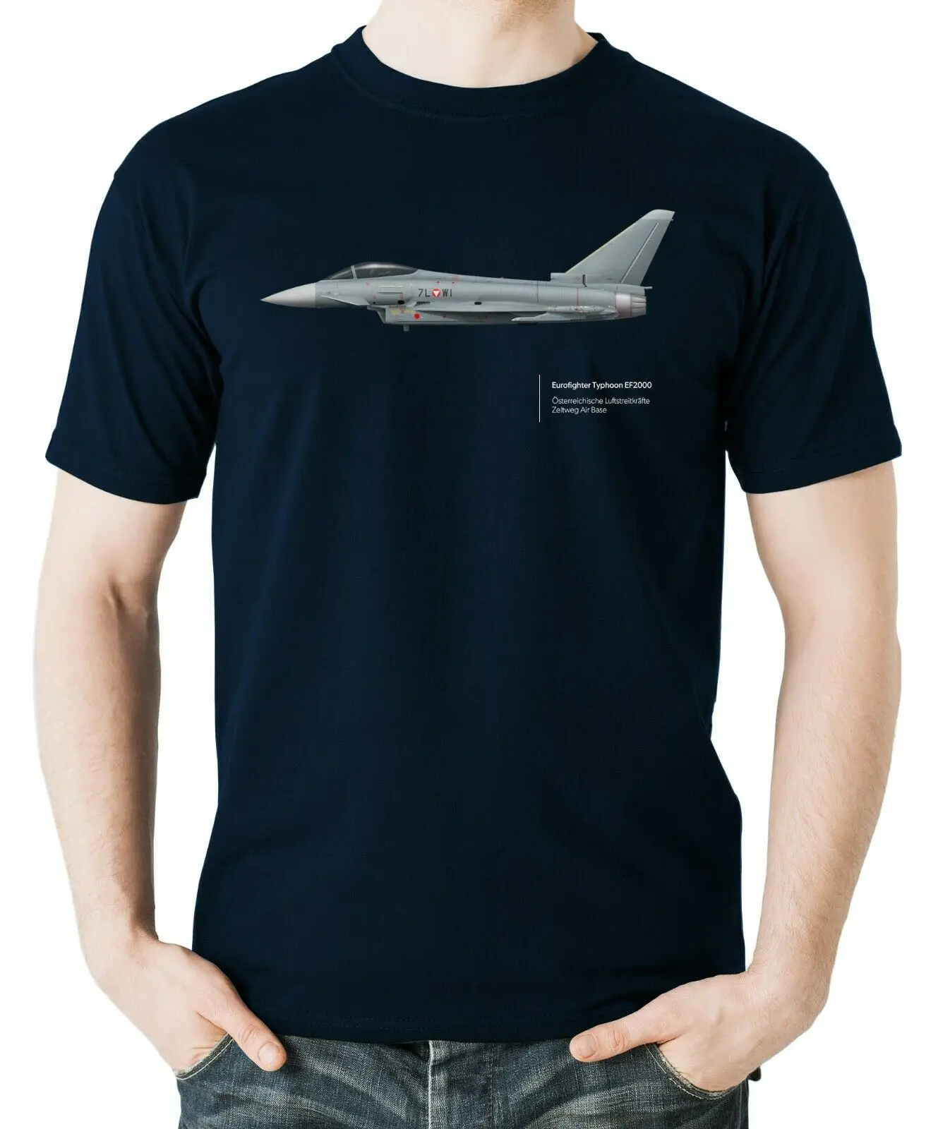 Eurofighter Typhoon DA5 7L-WI. Men T-Shirt Short Sleeve Casual 100% Cotton Shirts Size S-3XL