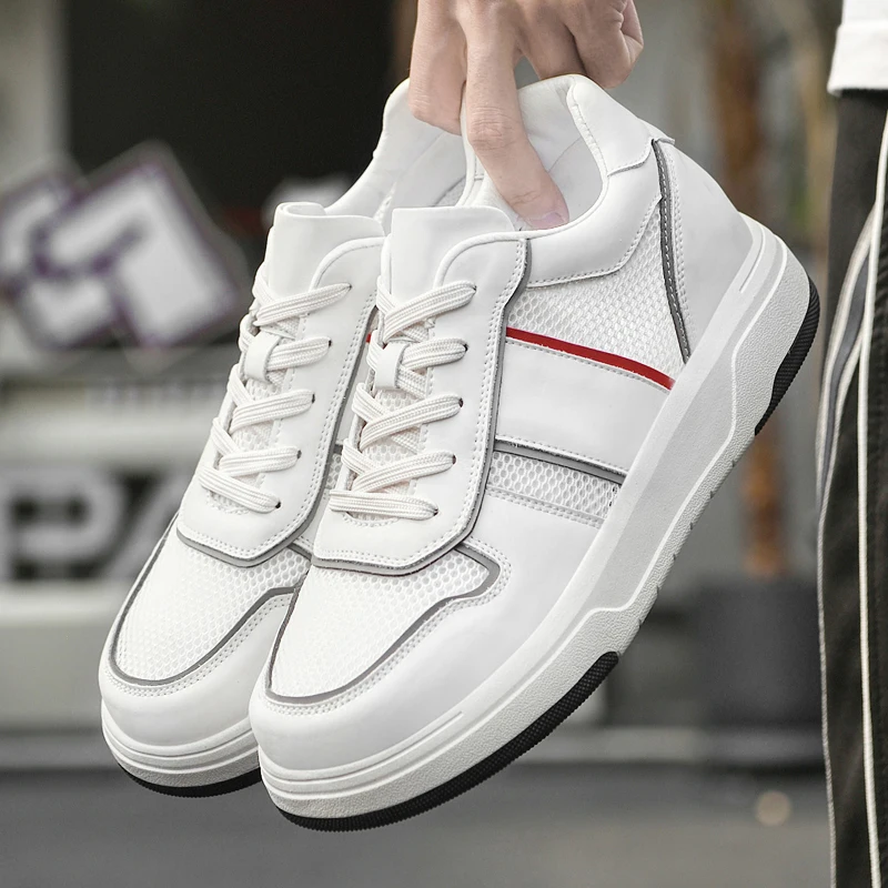 

Кроссовки мужские туфли-лифты, увеличивающие рост, мужские стельки 6 см, спортивные лифты, большие размеры 38-45