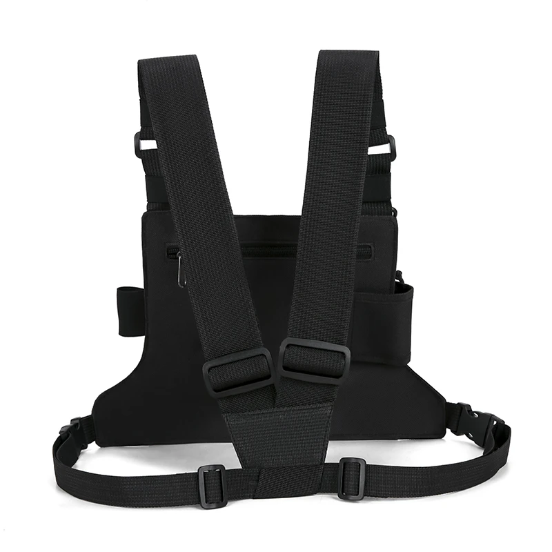 Lightweight Running Vest Backpacks Outdoor Cycling Bag Men Hiking Marathon Chest Rig Bag Storage Pocket Unisex Sports Chest Bags view 4