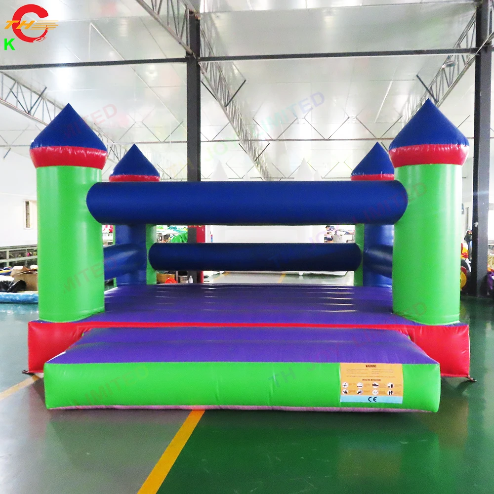 Fast Shipping 4x4m Boxing Ring Inflatable Bouncer Portable Inflatable Air Jumping House Castle for Sale