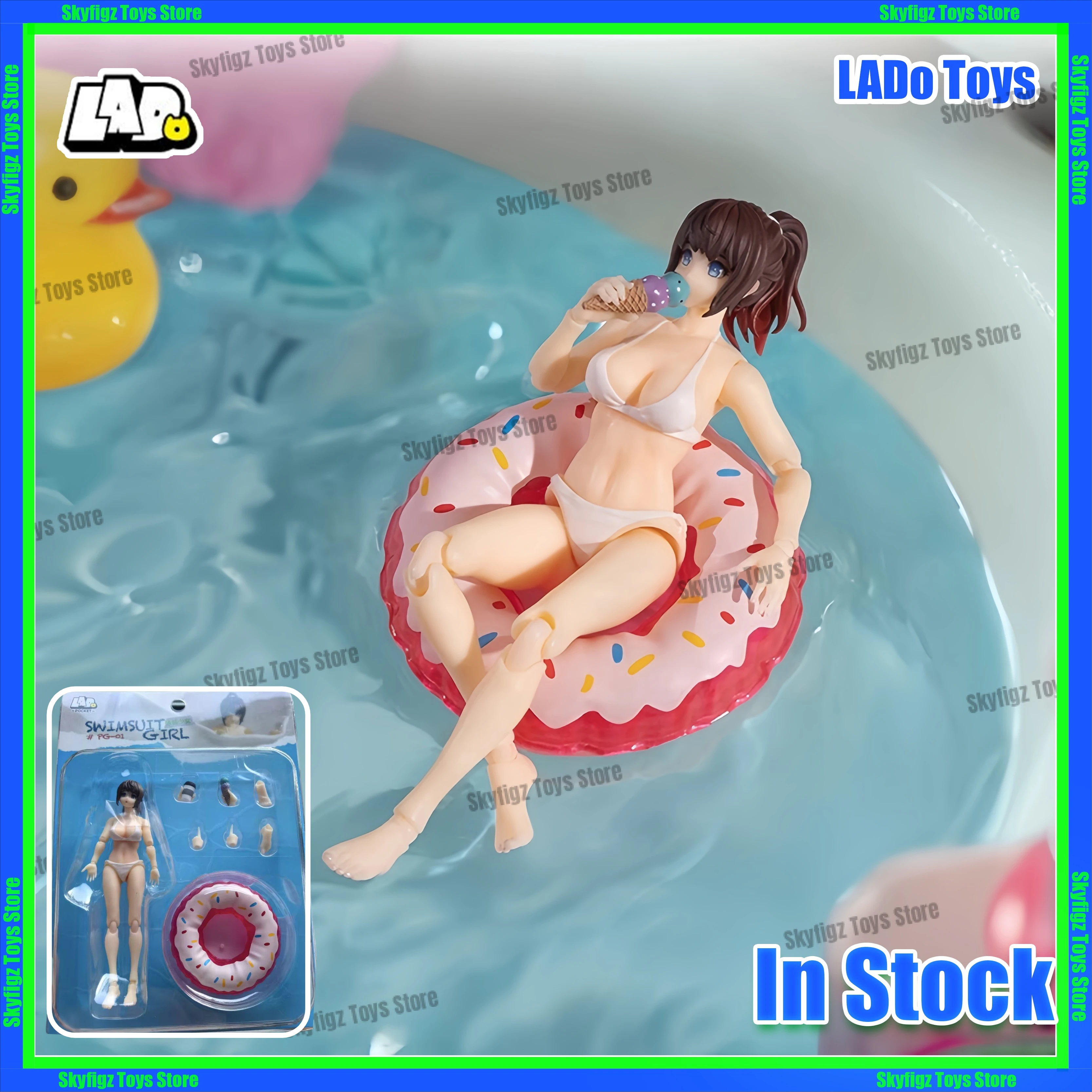 

In Stock LADoTOYS Pocket Swimsuit Girl Finger Toy Swimsuit Girl Small Size Action Figure Mini Toy Collection Gift