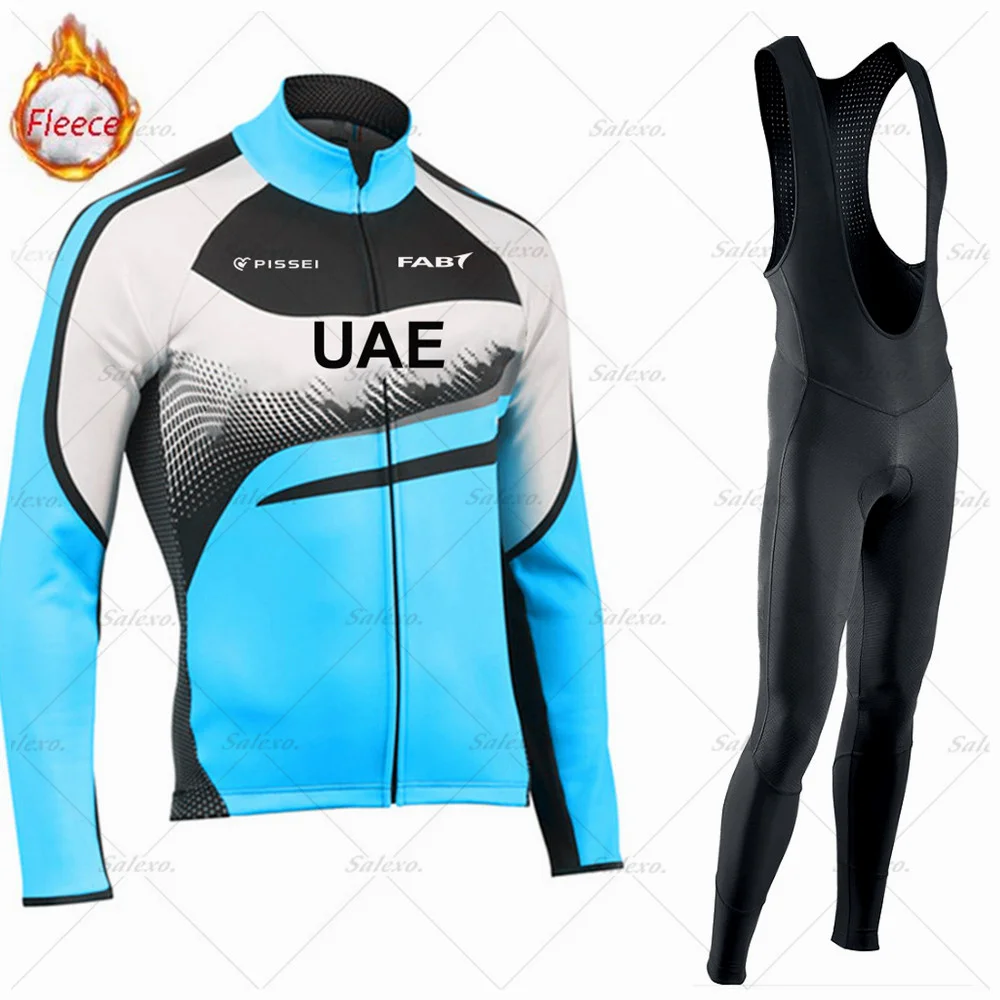 

Uae 2026, мужская зимняя одежда для велоспорта, комплект термофлисового велосипедного трикотажа, одежда для горного велосипеда, дорожная велосипедная униформа Invierno, Ropa Ciclismo