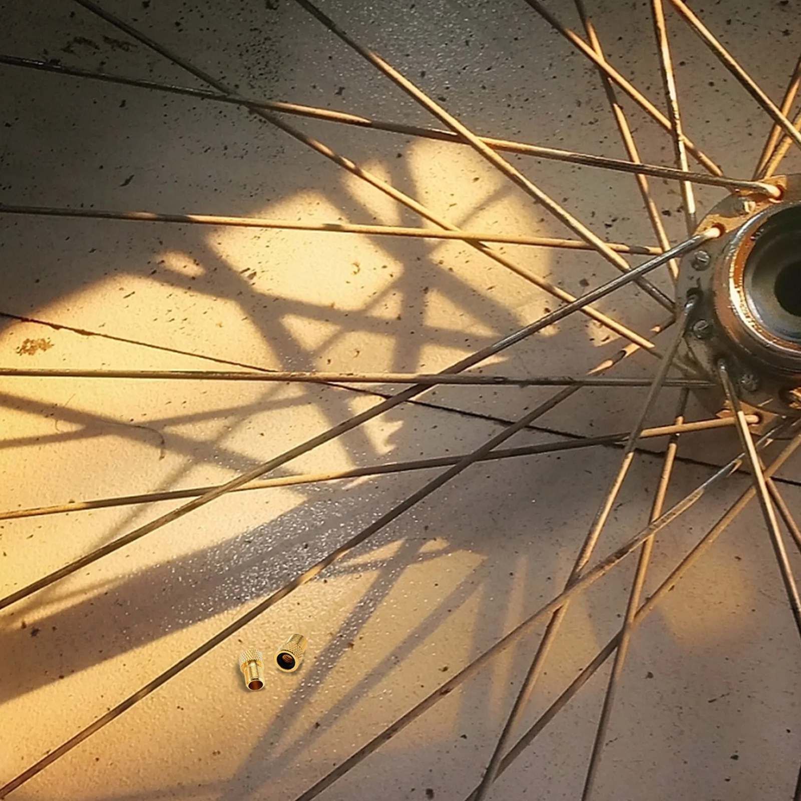 

5 pcs Bicycle Adapter Brass Valve Stem Repair Tool For Pump Replacement Lightweight Cycling