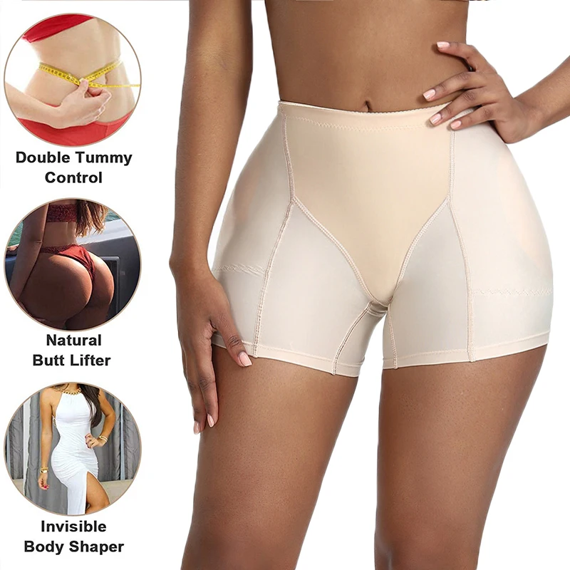 GUUDIA Hip Butt Enhance From Hip To Buttock Enhancer Padded Booty Panties Shapewear Bottom Cushion Bum Pads Smooth Underwear