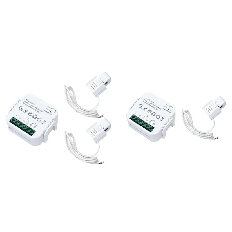 Tuya Smart Life Zigbee Energy Meter Bidirectional 1 Channel With Clamp CT App Monitor Solar Power,80A,110V 240VAC Easy To Use