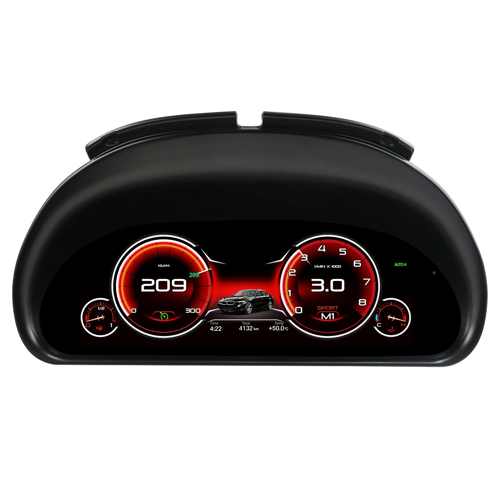Digitale LCD dashboardpaneel voor BMW X5 E53 / 5 Serie E39 1999 - 2006, snelheidsmeter