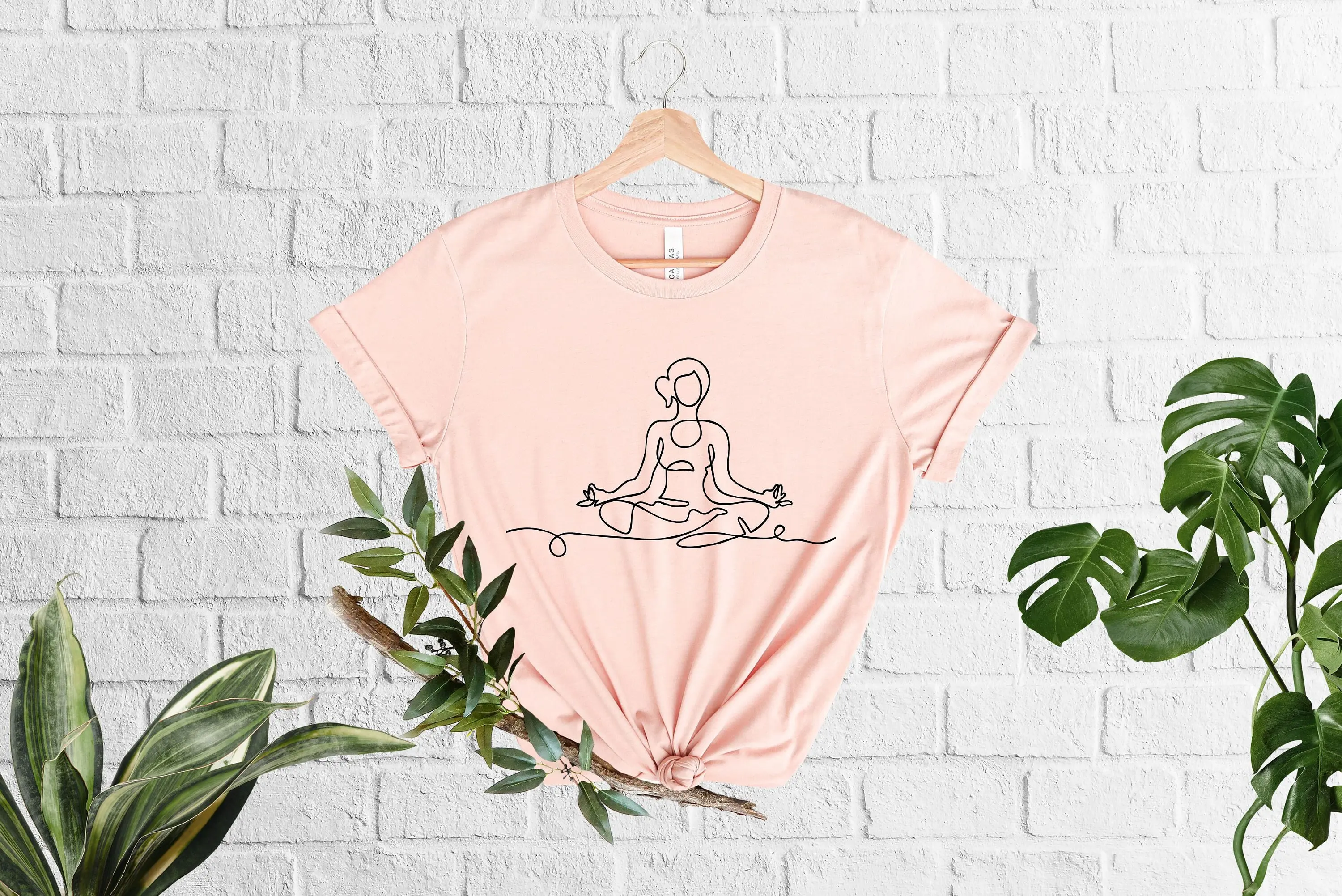 Yoga T Shirt S For Women Meditation Sports Mom Motivational Mothers Day Mental Health