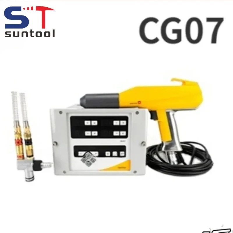 Sun Gema Optistar CG07 Manual Gun Control Unit 1001060 + Optiselect GM02 Powder Coating Gun + Optiflow IG06 Powder Injector