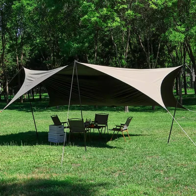 في الهواء الطلق التخييم حزب سميكة أكسفورد القماش المظلة خيمة نزهة فناء الشاطئ غير نافذ للمطر ظلة خيمة المحمولة