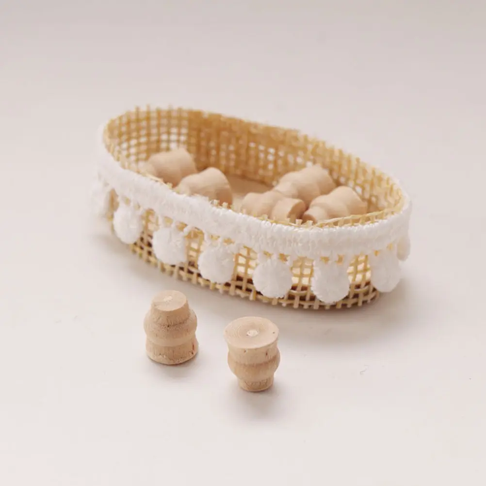 

12 шт. Изысканные миниатюрные деревянные ножки для кукольного домика, совместимые с мини-диваном, шкафом, кроватью, чайным столиком