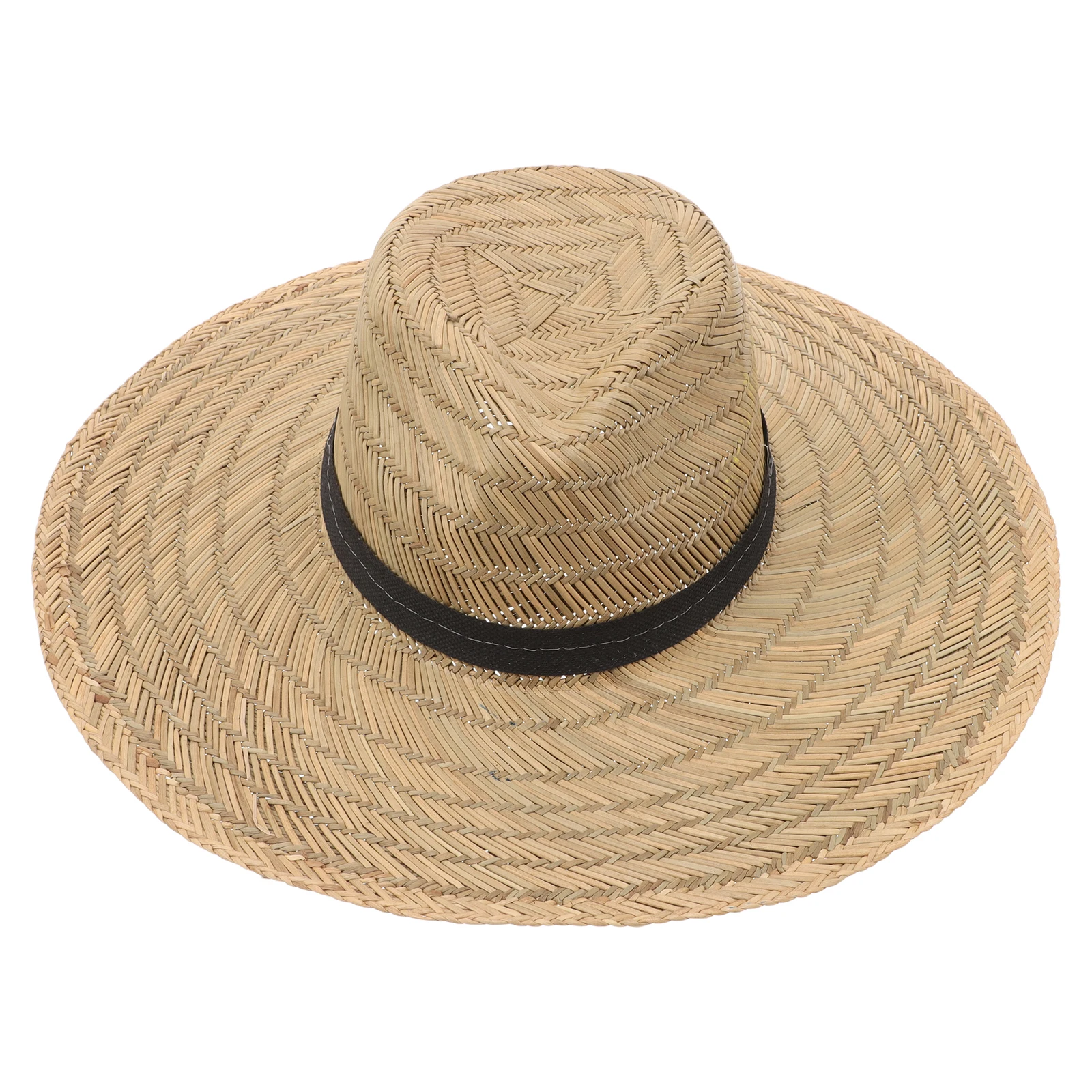 

Straw Hat Cowboy Costume Boys Hats for Men Outdoor Festival Grass Wide Brim Sun Protection Breathable Straw Farmhouse