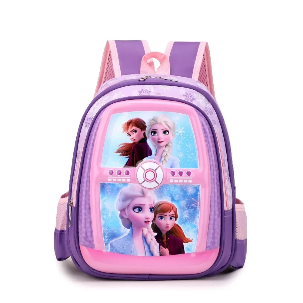 

Elementary School 3D Bags Cartoon Princess Elsa Hero Spider Man Iron Man Men And Girls Lightweight Fashion Versatile Backpacks