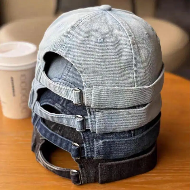Рисунок 6 - Мужские джинсовые однотонные кепки Landlord