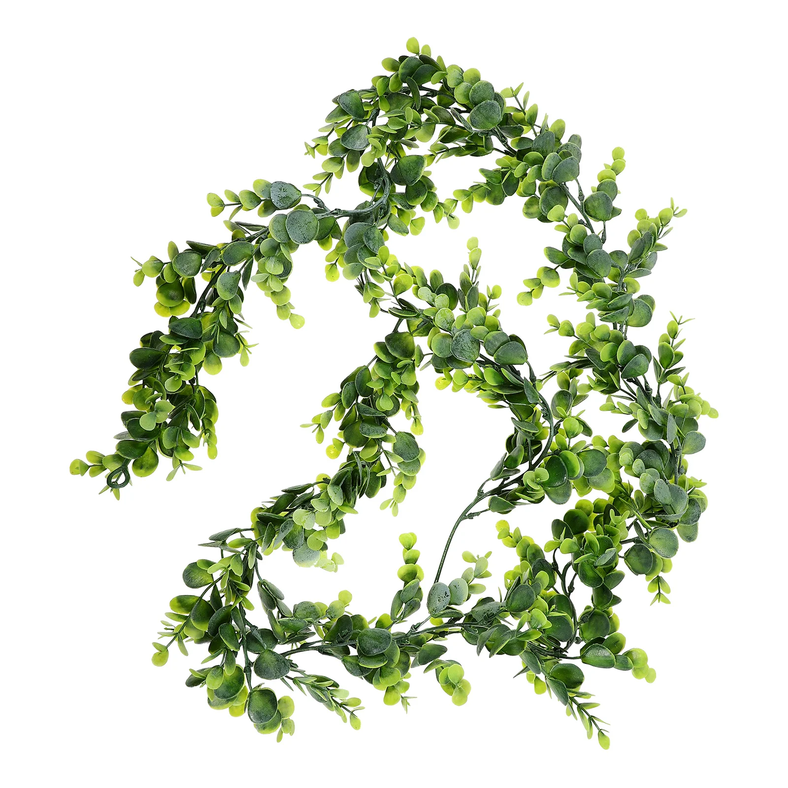 

2PCS Artificial Eucalyptus Wreath 180cm Green Vine Leaves Decoration Hanging Plants for Wedding Festivals Stage