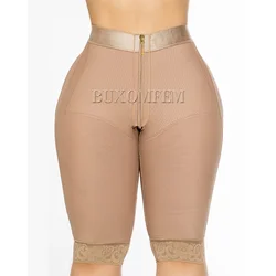 Compressing High Waisted Leggings Postpartum Slim Fit Butt Lifter Machine Waterproof Smooth Zippered Waist Trainer Butt Lifter