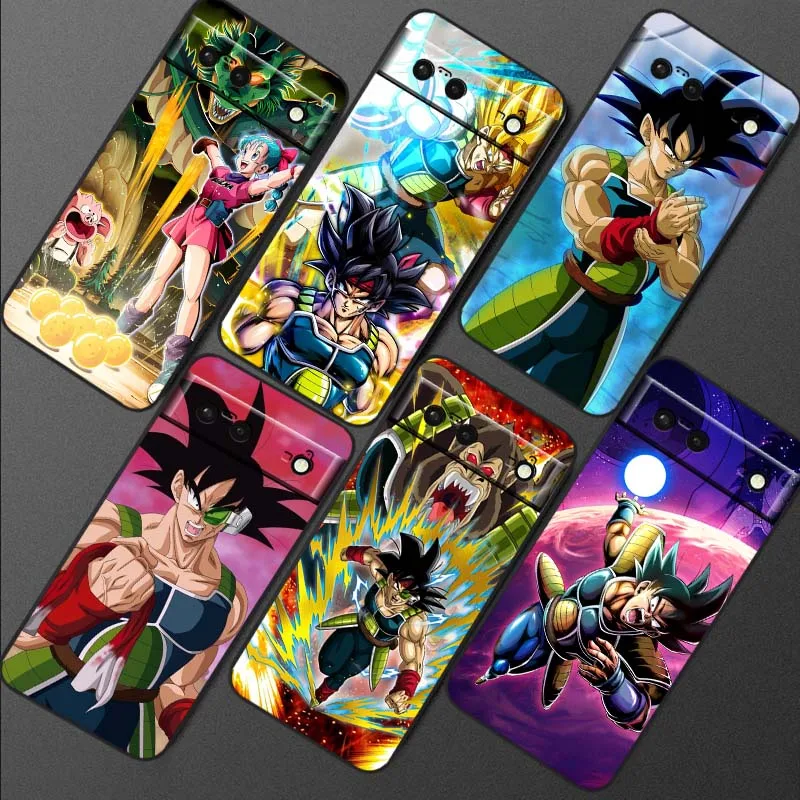 

Son Goku Dragon Ball For Google Pixel 9a 9 8A 8 7 7A 6 6A Pro XL 2024 5G Black Soft TPU Silicone Phone Case