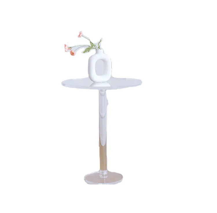 

Nordic small round light luxury hotel coffee table reception balcony afternoon