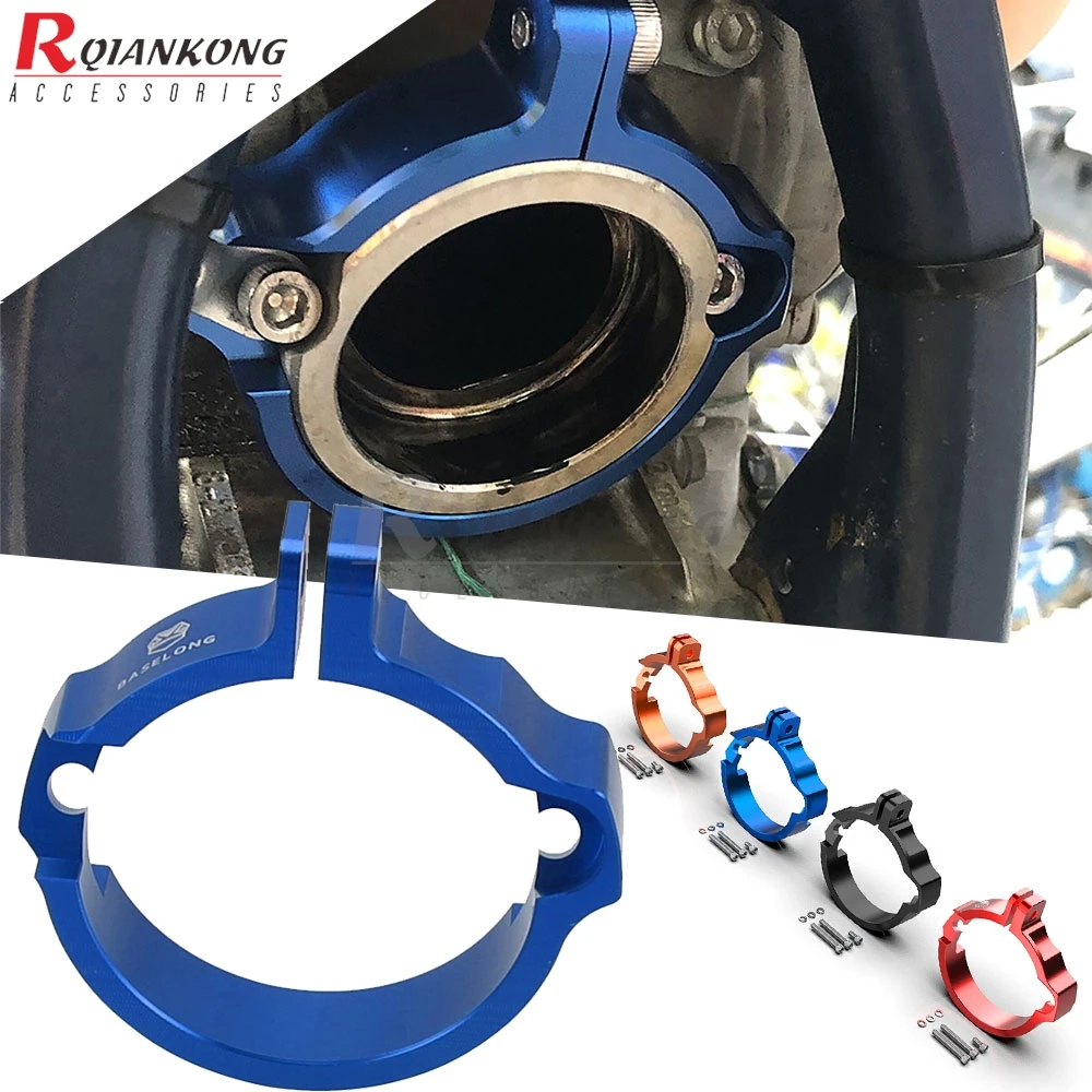 

For Husqvarna TC250 TX300 2023-2024-2025 Motorcycle Exhaust Tip Muffler Pipe Clamp Flanges Protector Cover TE250 TE300 2024-2025