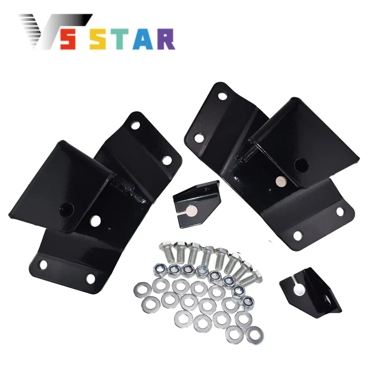 

2pcs High Quality Metal 2 Inch Rear Axle Drop Hangers Lowering Kit For 1988-1998 Chevy Silverado GMC Sierra 1500 2WD 4WD EM-1051