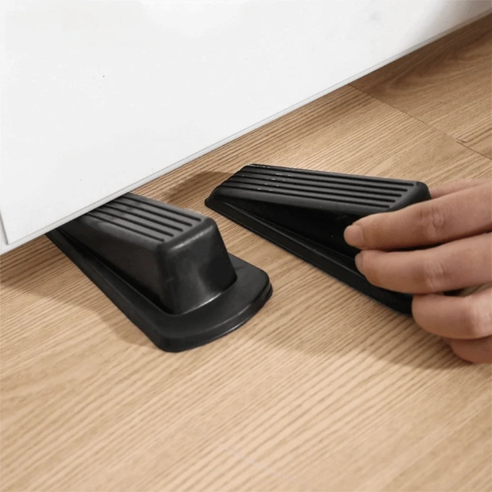 Multi-functional PVC Door Stopper Rubber Anti Collision Door Holder Non Slip Punch-free Door Top Office
