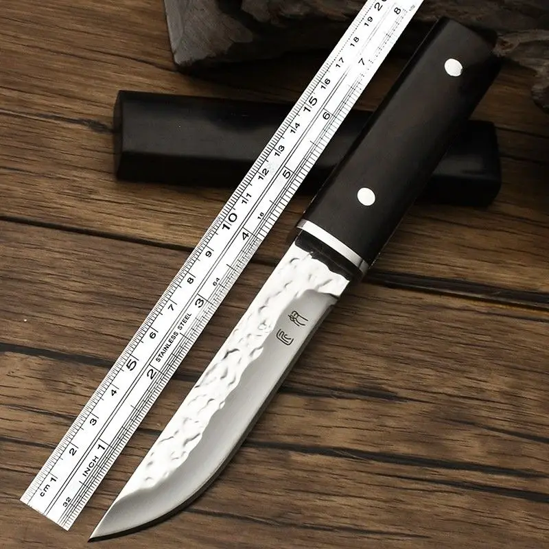 Knife self-defense outdoor survival knife sharp high hardness field survival tactics carry straight knife blade