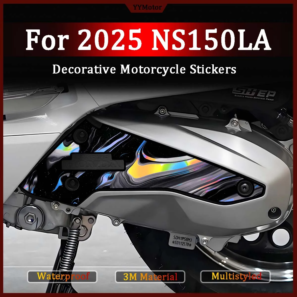 

Декоративные наклейки для мотоцикла/скутера NS150LA 2025 года, для трансмиссии и корпуса, из винила 3M, аксессуары, деколи