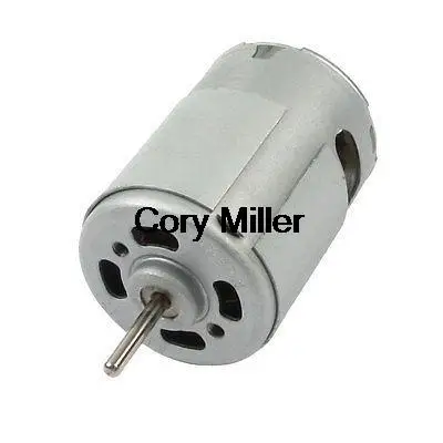 

2.3mm Dia Shaft 2 Pin Terminal DC6V-24V 17240RPM 0.79A R380 Motor for Boat Model