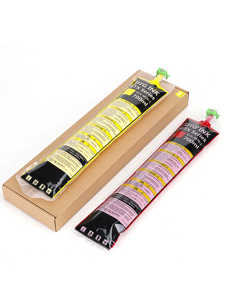 Winnerjet GTX Ink Bag 700ml Wysokiej jakości tusz tekstylny DTG do drukarek Brother GTX-422 GTX-423 GTX-425 GTX-600 GTX PRO Brother — zdjęcie produktu 7