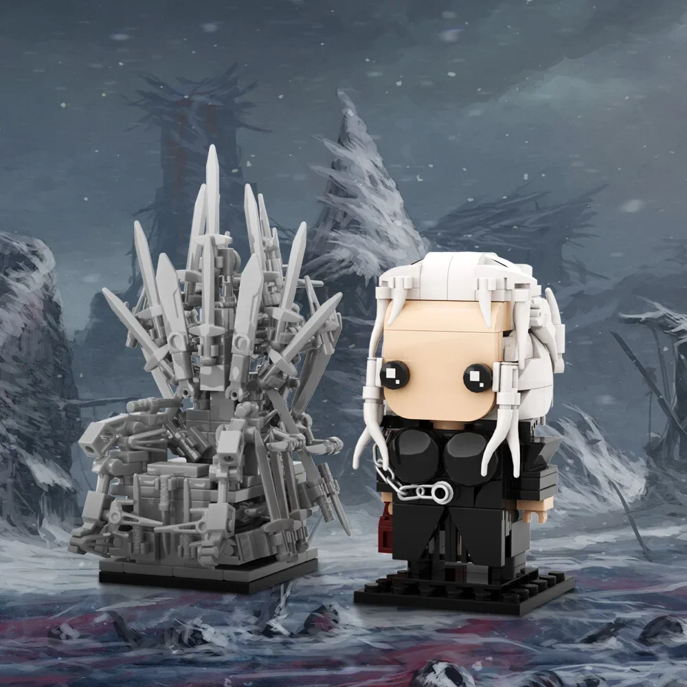 MOC Throneseds Game Iron Throneeds Model Building Blocks Famous Rightss Movie Song of Ice and Fire Brickheadzs Bricks Toys Gift