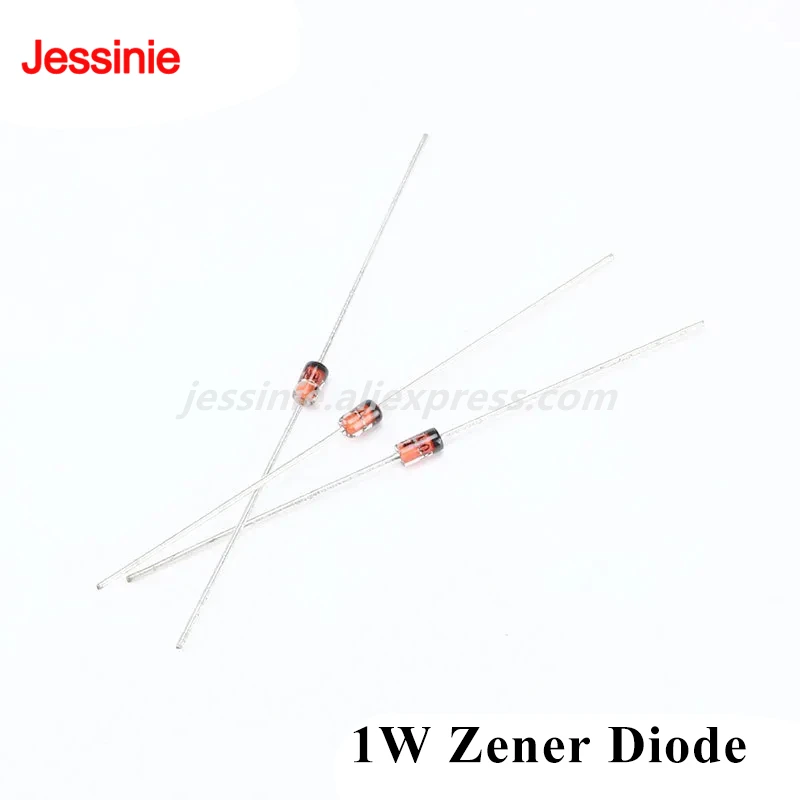 Diodo Zener Original, 1W, DO-41, 56V, 47V, 33V, 30V, 24V, 20V, 18V, 16V, 15V, 13V, 12V, 10V, 11V, 9,1 V, 8,2 V, 10 unidades 7,5 V, 6,2 V, 5,6 V, 4,7