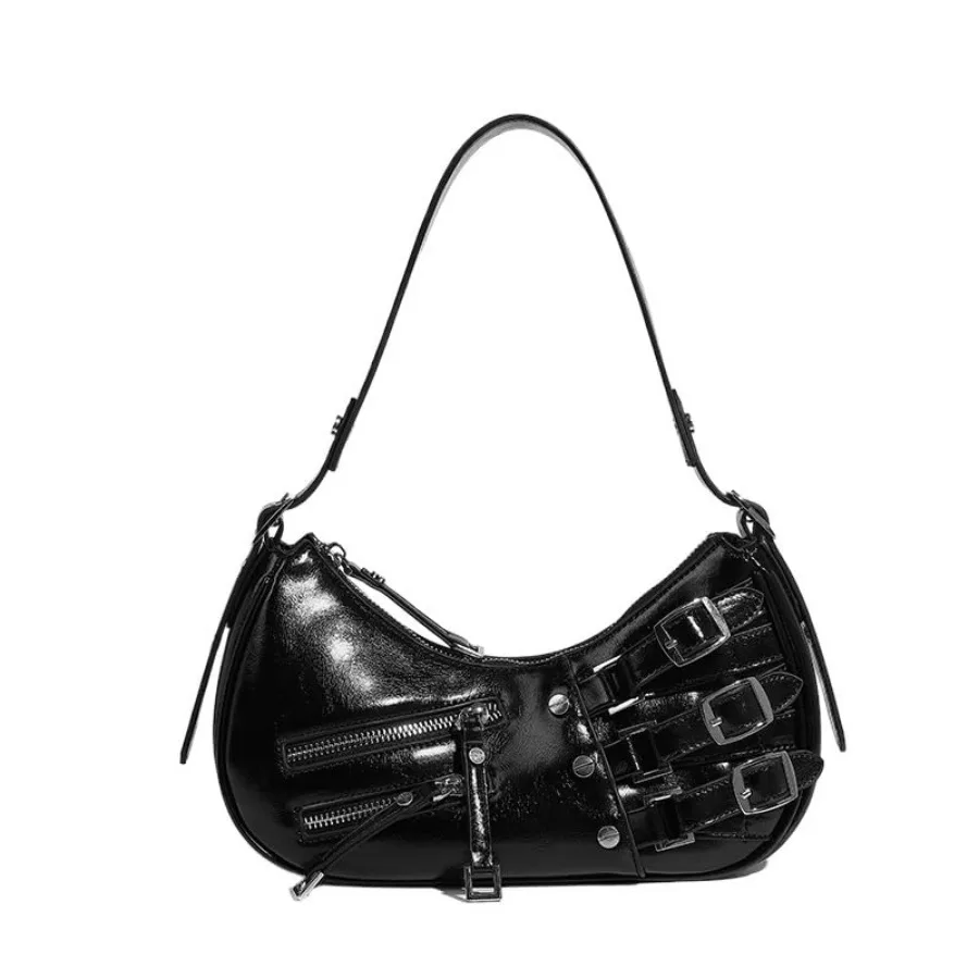 

Shoulder Purse for Women Leather Women's Handbag Y2k Aesthetic Coquette Shoulder Bag Hobo Punk Trendy Ladies Purse