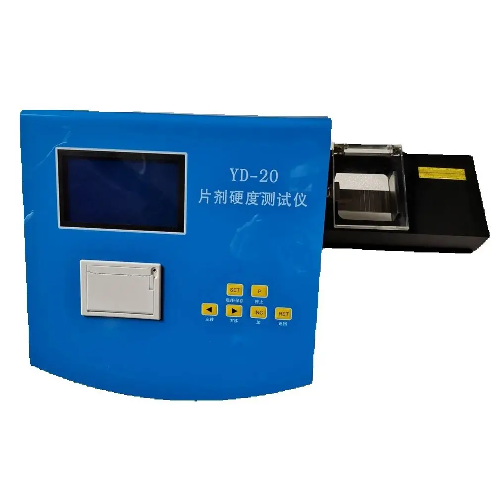 YD-20 Intelligent Tablet Hardness Tester Solid Preparations Hardness Meter Resolution 0.1N/0.01mm Accuracy 0.01mm