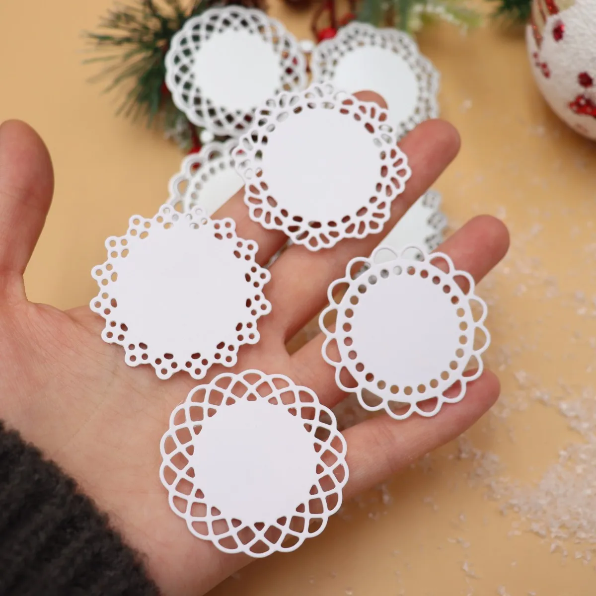 Craft Die Cut Scrapbook Round Flower Paper Cards Making Tool Cutting Dies Embossing DIY Decorative Album Cover