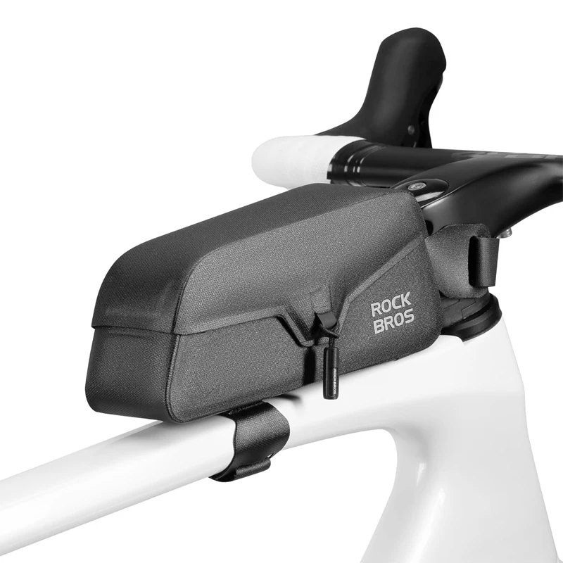 

Cycling Bag 0.9L Magnetic Waterproof Road Bike Bag Front Beam Tube Bag Riding Bicycle Bag Accessories