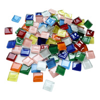 50/200pcs Mixed Color Crystal Mosaic Tiles - Geometric Pattern for DIYHome Decor, Art Projects, and Fun Crafts