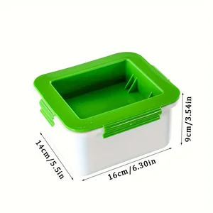 Cetakan Press Tahu Plastik DIY Cetakan Tahu Buatan Sendiri Cetakan Pembuat Tahu Dadih Kedelai dengan Kain Keju Alat Memasak Dapur 10 pembuat tahu penjualan terbaik - №