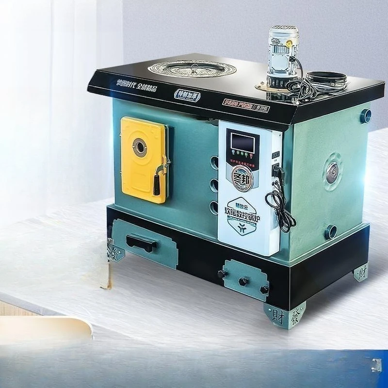 Rural household heating furnace, coal, firewood, electricity, kangtong cooking floor heating radiator breeding anti-burning