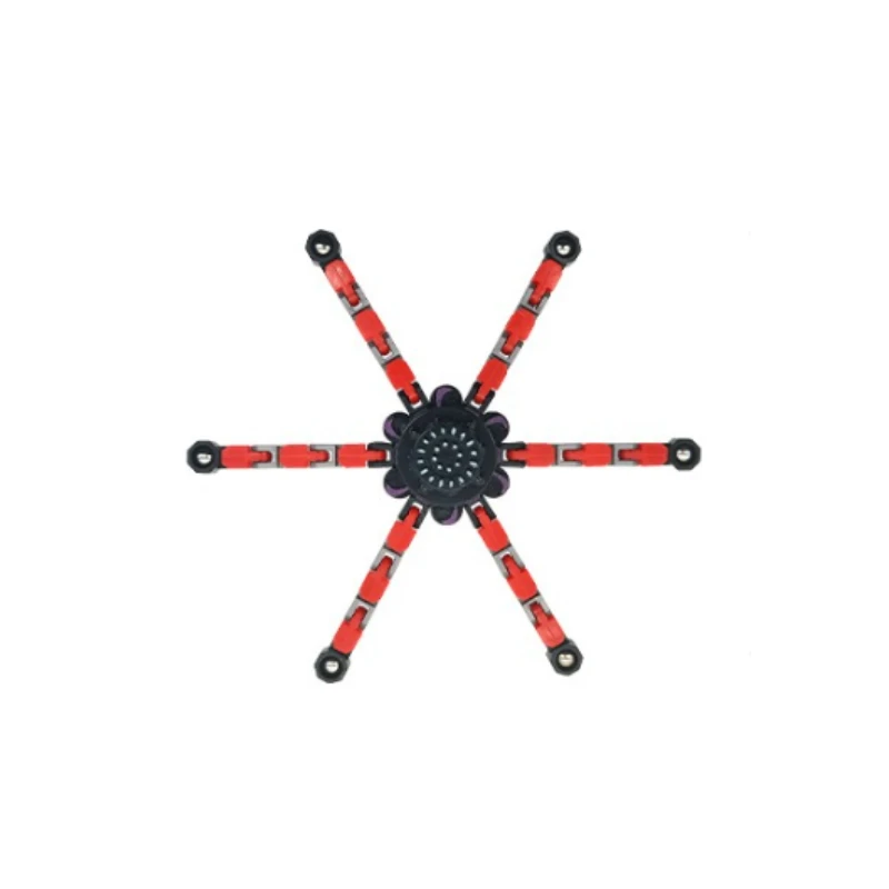 子供と大人のための変形可能なそわそわスピナー、ストレス解消感覚玩具、指ジャイロ、創造的な減圧玩具、ギフト