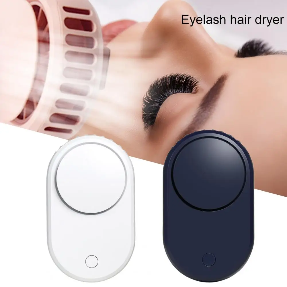 1 Set Eyelash Dryer Fan Practical Easy to Carry Eyelash Fan Eyelash Glue Fast Dry Manicure Blower Women Supply